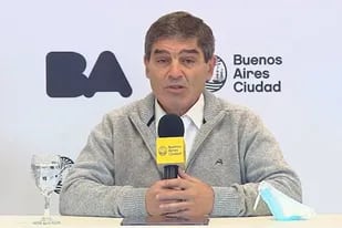 Conferencia de prensa de Fernán Quirós sobre la situación sanitaria en CABA