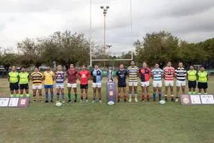 Los 12 participantes de la categoría máxima: Belgrano, La Plata, Atlético del Rosario, Newman, Pucará, CUBA, Buenos Aires, Hindú, San Luis, SIC, Alumni y el CASI