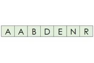 El desafío es completar una grilla usando solo estas siete  letras