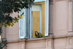 Sabina Frederic, en las ventanas de la Casa Rosada