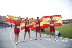 21/05/2022 El 4X100 español triunfo en el Campeonato Iberoamericano Alicante 2022 DEPORTES RFEA