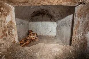 Las excavaciones se realizaron en el marco del proyecto que investiga la arqueología de la muerte en la necrópolis de Porta Sarno