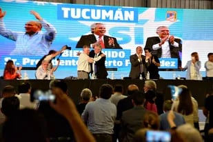 El presidente Alberto Fernández participó de un acto de fuerte tono político en San Miguel de Tucumán
