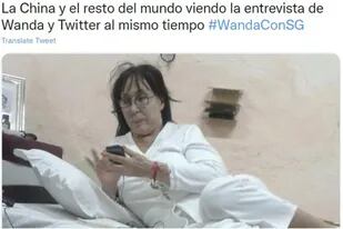 Susana Giménez entrevistó a Wanda Nara y estallaron los memes (Foto: Captura Twitter)