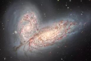 El momento en que dos galaxias colisionaron y dieron un nuevo panorama para la Vía Láctea