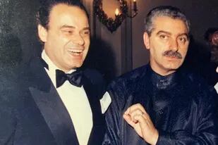 Gino Bogani junto a Paco Rabanne en el Congreso Internacional de la Moda en Cuba, 1986.