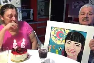 El periodista recordó, junto a su mujer, el cumpleaños 33 de su hija