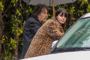 Al Pacino fue fotografiado junto a su ex pareja, Lucila Polak, en Beverly Hills