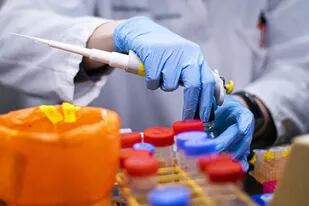 Un trabajador sanitario realiza tests de coronavirus en Nueva Jersey, Estados Unidos