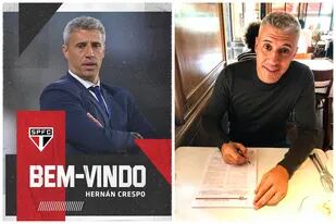 Como se preveía mientras aún era el entrenador de Defensa y Justicia, Crespo firmó con el club paulista.