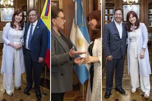 Cristina Kirchner con Gustavo Petro, Xiomara Castro y Luis Arce