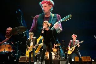 The Rolling Stones durante la gira 50 & Counting Tour, de 2012, cuando festejaron medio siglo con la música