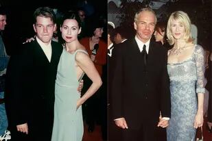 Matt Damon y Minnie Driver, y Billy Bob Thornton y Laura Dern, parejas que terminaron mal