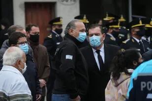 El ministro de Seguridad bonaerense, Sergio Berni, en un acto en Mar del Plata (foto de archivo)