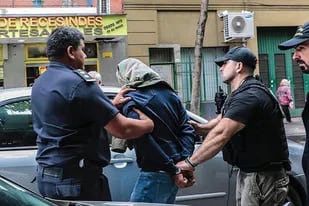 Matías Marasco, presunto cómplice de Nicolás Pachelo, detenido ayer en Balvanera