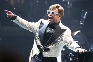 Elton John en el Madison Square Garden, en el concierto que dio en Nueva York en febrero como parte del tour Farewell Yellow Brick Road; ¿volverá a la Argentina?