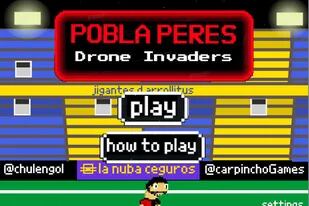 Crearon el videjuego de Pablo Pérez derribando drones