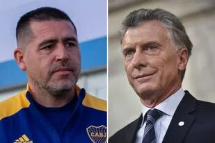 Riquelme y Macri; jugador y presidente de Boca en un ciclo exitoso, y hoy en veredas opuestas