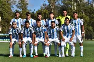 La selección argentina Sub 17 realizó la preparación de cara al Sudamericano en el predio de la AFA en Ezeiza