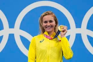 Ariarne Titmus, el día que logró el oro olímpico en Tokio 2020 en los 400 metros libres y venciendo a Katie Ledecky