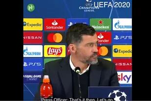 Sergio Conceicao se presentó a la conferencia de prensa tras eliminar a Juventus y no recibió preguntas