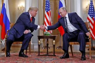 Donald Trump y Vladimir Putin, en julio de 2018