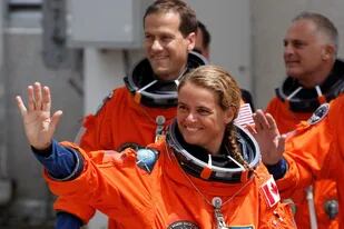 Julie Payette, en sus tiempos de astronauta