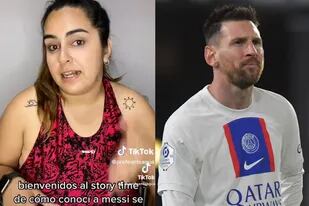 La joven contó todos los detalles de lo que conversó con Lionel Messi durante la espera para el trámite