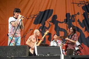 Los Red Hot Chili Peppers (Anthony Kiedis, Flea, Chad Smith y John Frusciante)