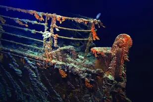 Las bacterias del lecho oceánico consumen los restos del naufragio más famoso. Crédito: OceanGate.