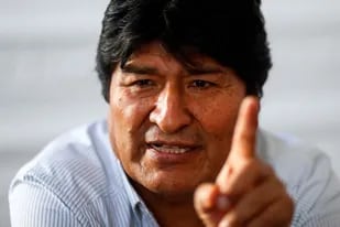 Bolivias ex-President Evo Morales speaks during an interview with AFP in Buenos Aires, on December 24, 2019. (Photo by RONALDO SCHEMIDT / AFP)