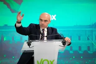27/09/2021 El eurodiputado y portavoz del Comité de Acción Política de Vox, Jorge Buxadé POLITICA VOX