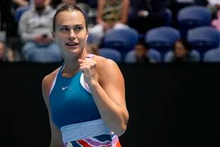 Aryna Sabalenka nunca ganó un Grand Slam y busca ese objetivo en el Australian Open 2023