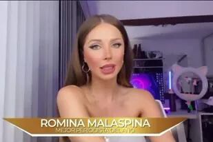 Romina Malaspina ganó un premio como mejor periodista del año