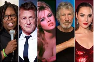 Whoopi Goldberg, Sean Penn, Brigitte Bardot, Roger Waters y Gal Gadot, voces que despertaron la polémica
