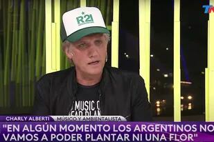 Charly Alberti señaló que en la Argentina "se está matando el suelo"