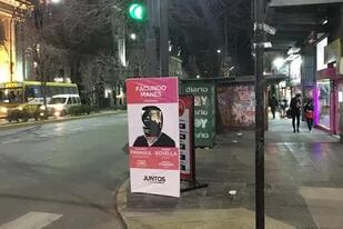 Cientos de banners aparecieron vandalizados sin la cabeza de Facundo Manes, en La Plata