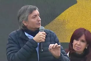 Máximo Kirchner en el Plenario del Frente de Todos en La Plata