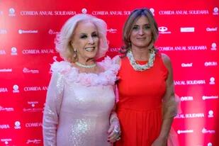 Infaltable: Mirtha Legrand, junto a la presidenta de COAS, Josefina González Guerrico, en la comida preinauguración de la Feria de las Naciones