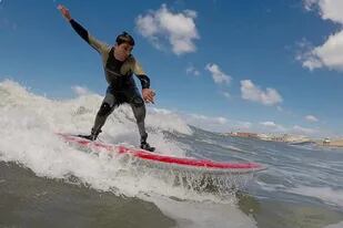 El surf, otra de las preferencias de Felipe