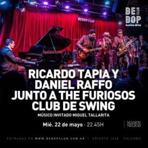 Ricardo Tapia y Daniel Raffo junto a The Furiosos Club