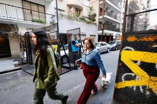 vallado en el departamento de la vice presidente Cristina Ferndez de Kirchner
