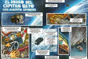 La canción "El anillo del Capitán Beto", de Spinetta, en la mirada de Juan Giménez