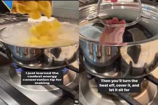 Un video sobre cocinar pasta se hizo viral y provocó un debate en redes