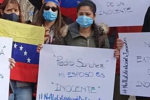 12-02-2021 Cismary Marcano, mujer del opositor venezolano Ernesto Quintero, pide al Gobierno de España que no le extradite a Venezuela POLITICA JUSTICIA