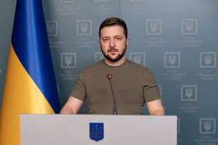 18/04/2022 Volodimir Zelenski, presidente de Ucrania POLITICA EUROPA INTERNACIONAL UCRANIA PRESIDENCIA DE UCRANIA