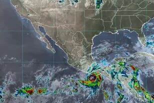 30/05/2022 Ubicación del huracán 'Ágatha' cerca de las costas de México POLITICA CENTROAMÉRICA MÉXICO CONAGUA