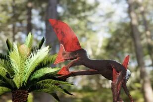 Un equipo de científicos estudió el singular espécimen confiscado por la policía y determinó que se trata de un pterosaurio que tenía una envergadura de dos metros y una increíble cresta decorativa en la cabeza