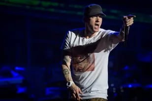 Eminem pasó por el Lollapalooza local, en 2016