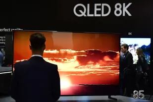 El Samsung QLED con resolución 8K que la compañía presentó en la feria IFA